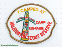 I Camped at Haliburton Scout Reserve 1995